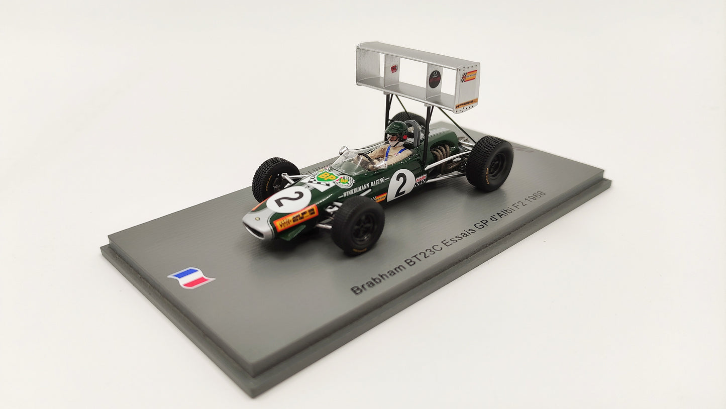 Spark Brabham BMW BT23c Jochen Rindt F2 Albi GP Essais 1/43 SF251