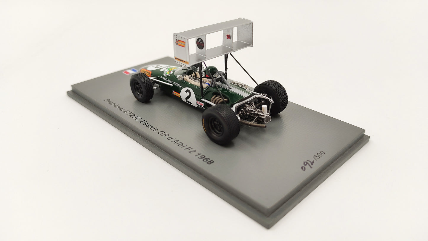 Spark Brabham BMW BT23c Jochen Rindt F2 Albi GP Essais 1/43 SF251