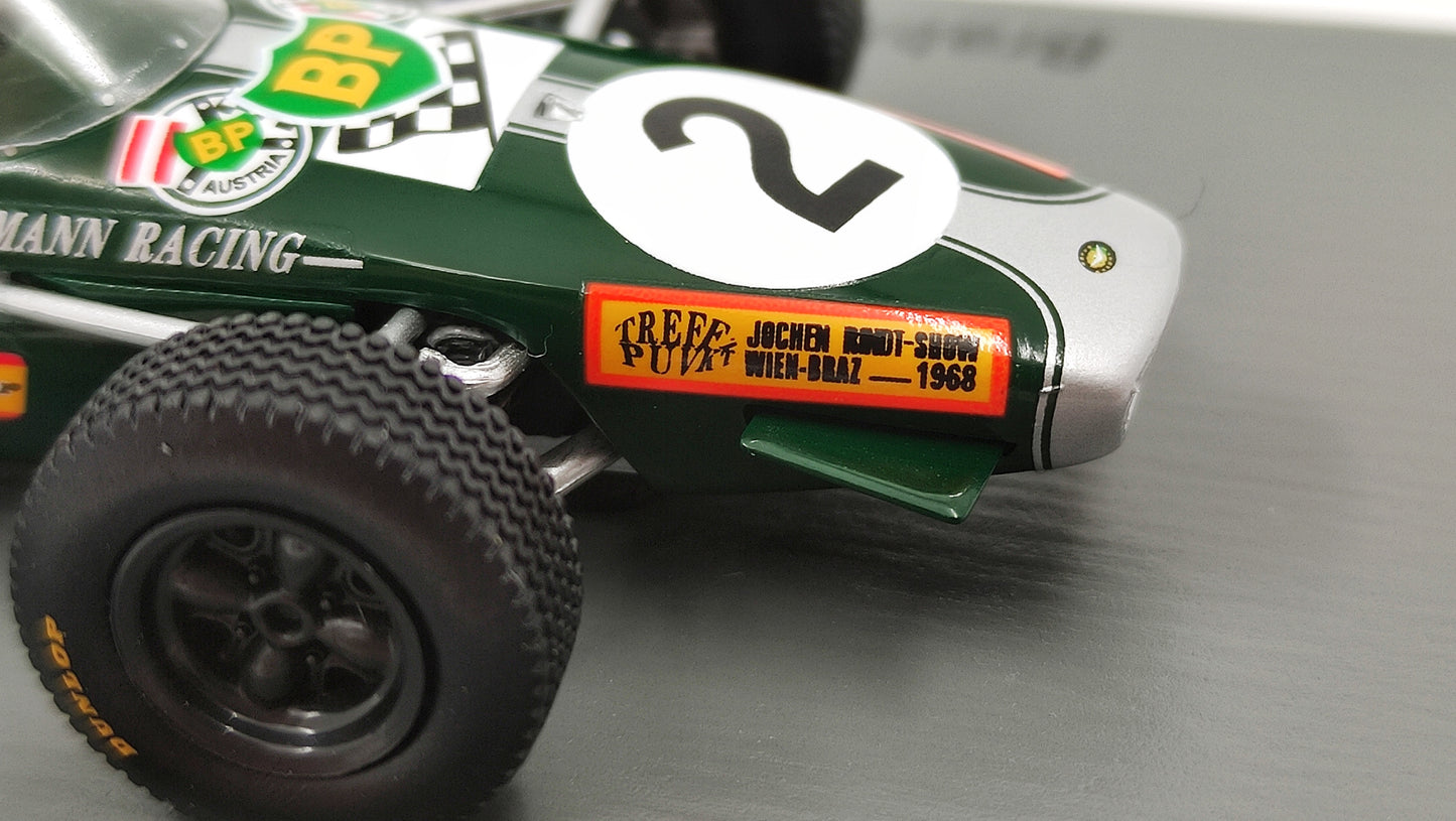 Spark Brabham BMW BT23c Jochen Rindt F2 Albi GP Essais 1/43 SF251