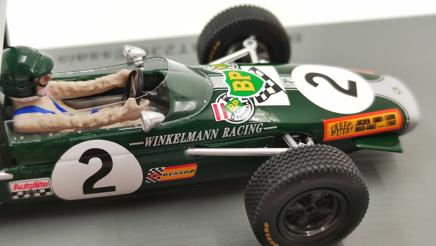 Spark Brabham BMW BT23c Jochen Rindt F2 Albi GP Essais 1/43 SF251