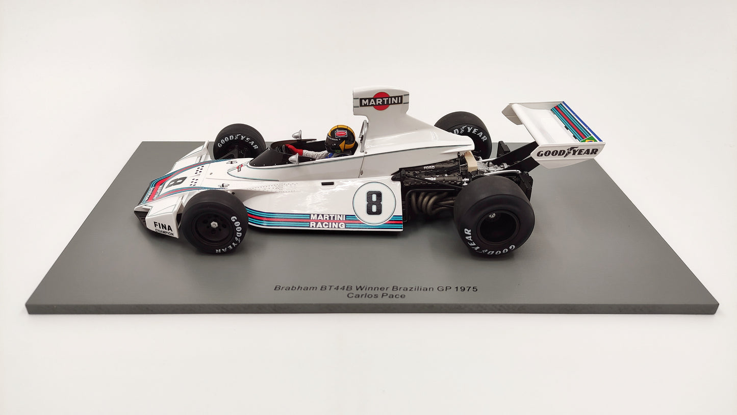 Spark Brabham BT44b Carlos Pace Winner Brazilian GP 1/18 1975 18S540