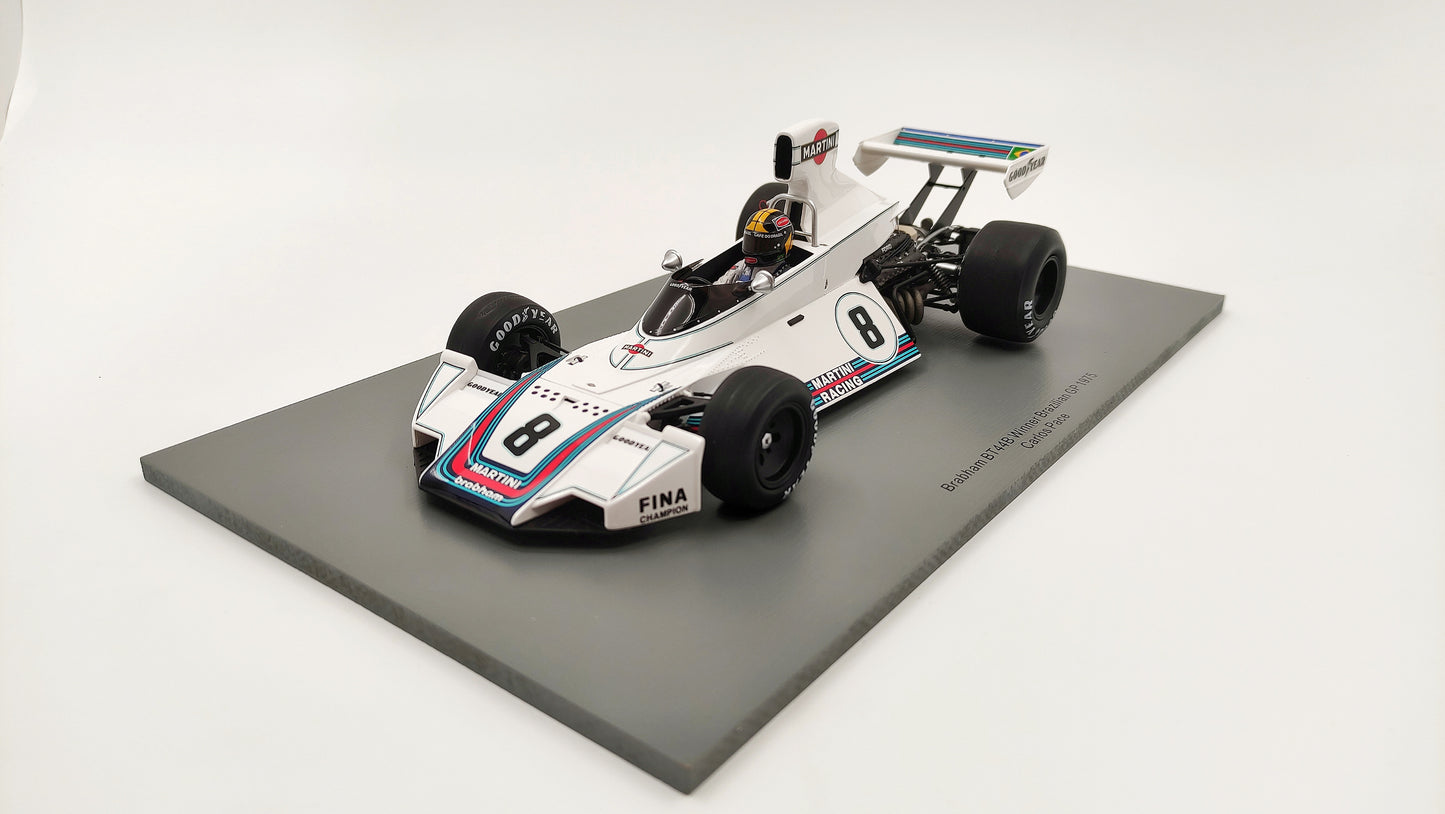 Spark Brabham BT44b Carlos Pace Winner Brazilian GP 1/18 1975 18S540