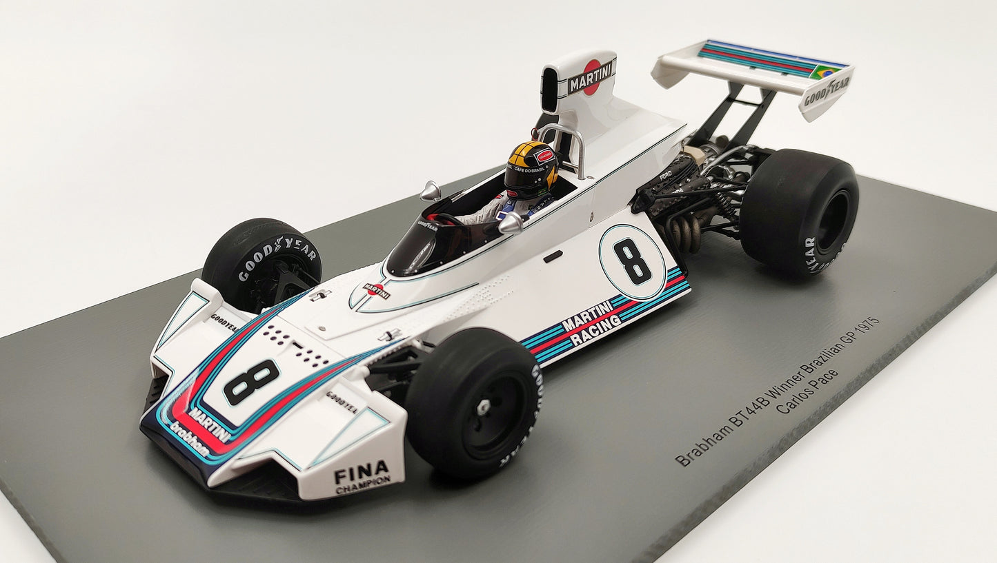 Spark Brabham BT44b Carlos Pace Winner Brazilian GP 1/18 1975 18S540