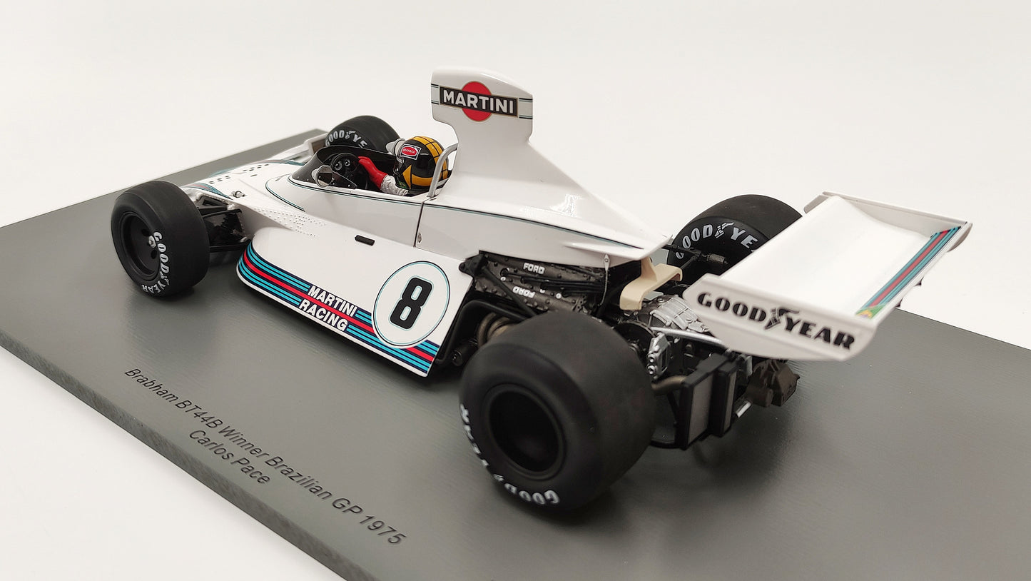 Spark Brabham BT44b Carlos Pace Winner Brazilian GP 1/18 1975 18S540