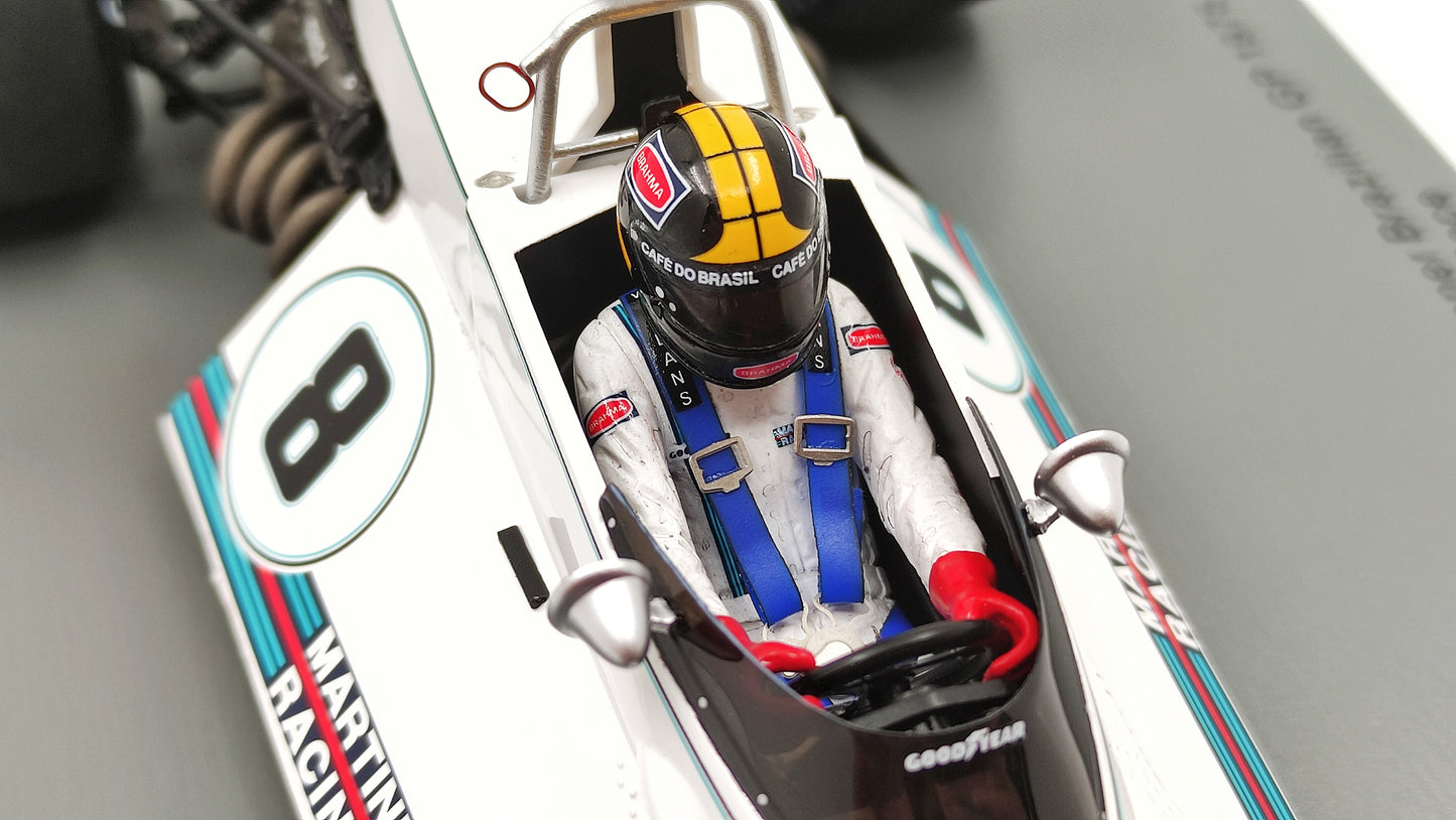 Spark Brabham BT44b Carlos Pace Winner Brazilian GP 1/18 1975 18S540