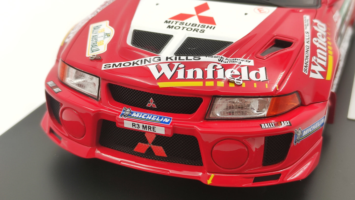 Tarmac Works Mitsubishi Lancer Evo 6 WRC T.Makinen/R.Mannisenmaki Rally Australia Winner 1998 T18-003-TM2