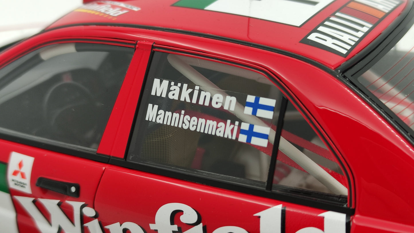 Tarmac Works Mitsubishi Lancer Evo 6 WRC T.Makinen/R.Mannisenmaki Rally Australia Winner 1998 T18-003-TM2