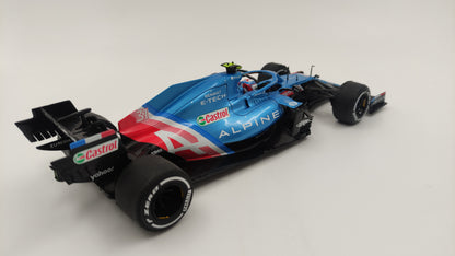 Solido Alpine F1 A521 Renault Esteban Ocon 2021 Hungarian GP Winner 1/18 S1808103
