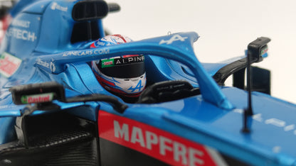 Solido Alpine F1 A521 Renault Esteban Ocon 2021 Hungarian GP Winner 1/18 S1808103