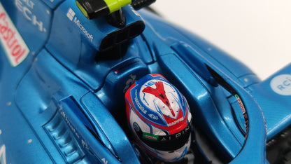 Solido Alpine F1 A521 Renault Esteban Ocon 2021 Hungarian GP Winner 1/18 S1808103
