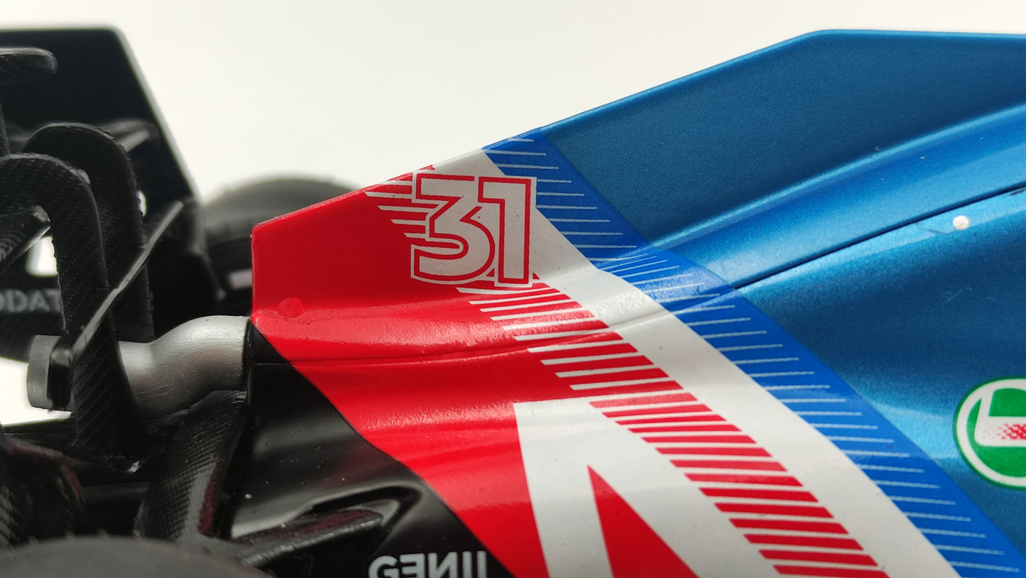 Solido Alpine F1 A521 Renault Esteban Ocon 2021 Hungarian GP Winner 1/18 S1808103