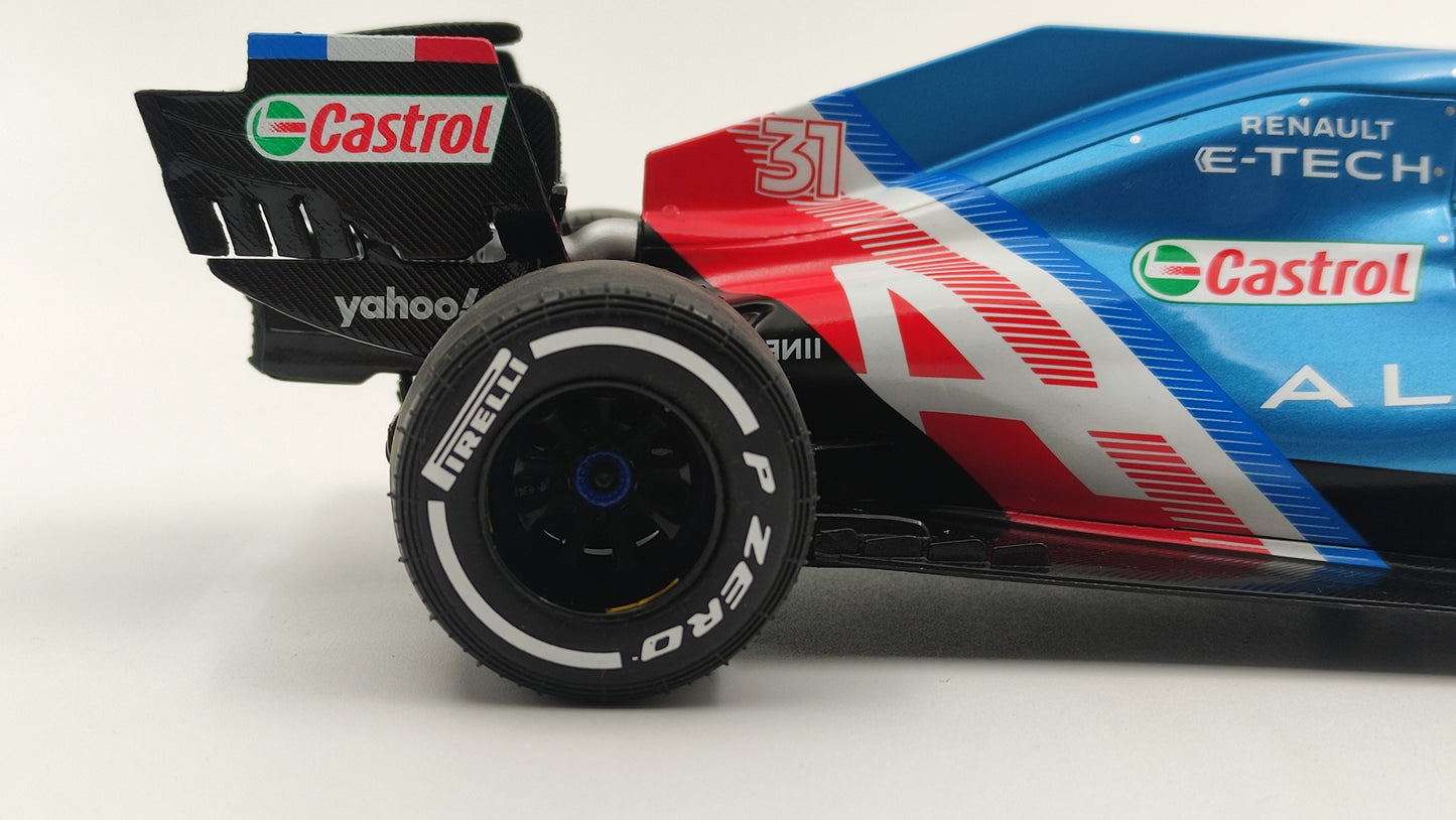 Solido Alpine F1 A521 Renault Esteban Ocon 2021 Hungarian GP Winner 1/18 S1808103