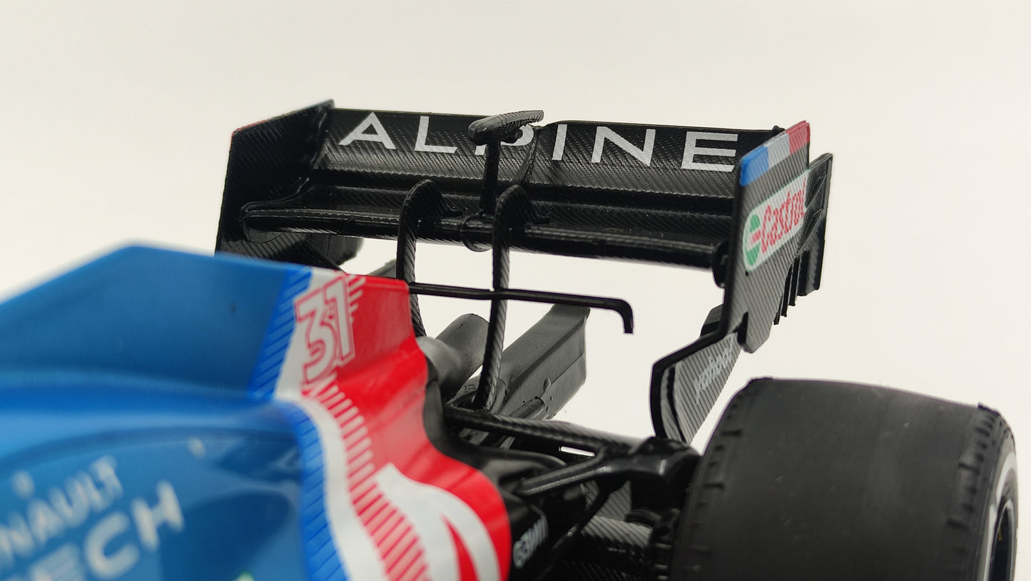 Solido Alpine F1 A521 Renault Esteban Ocon 2021 Hungarian GP Winner 1/18 S1808103