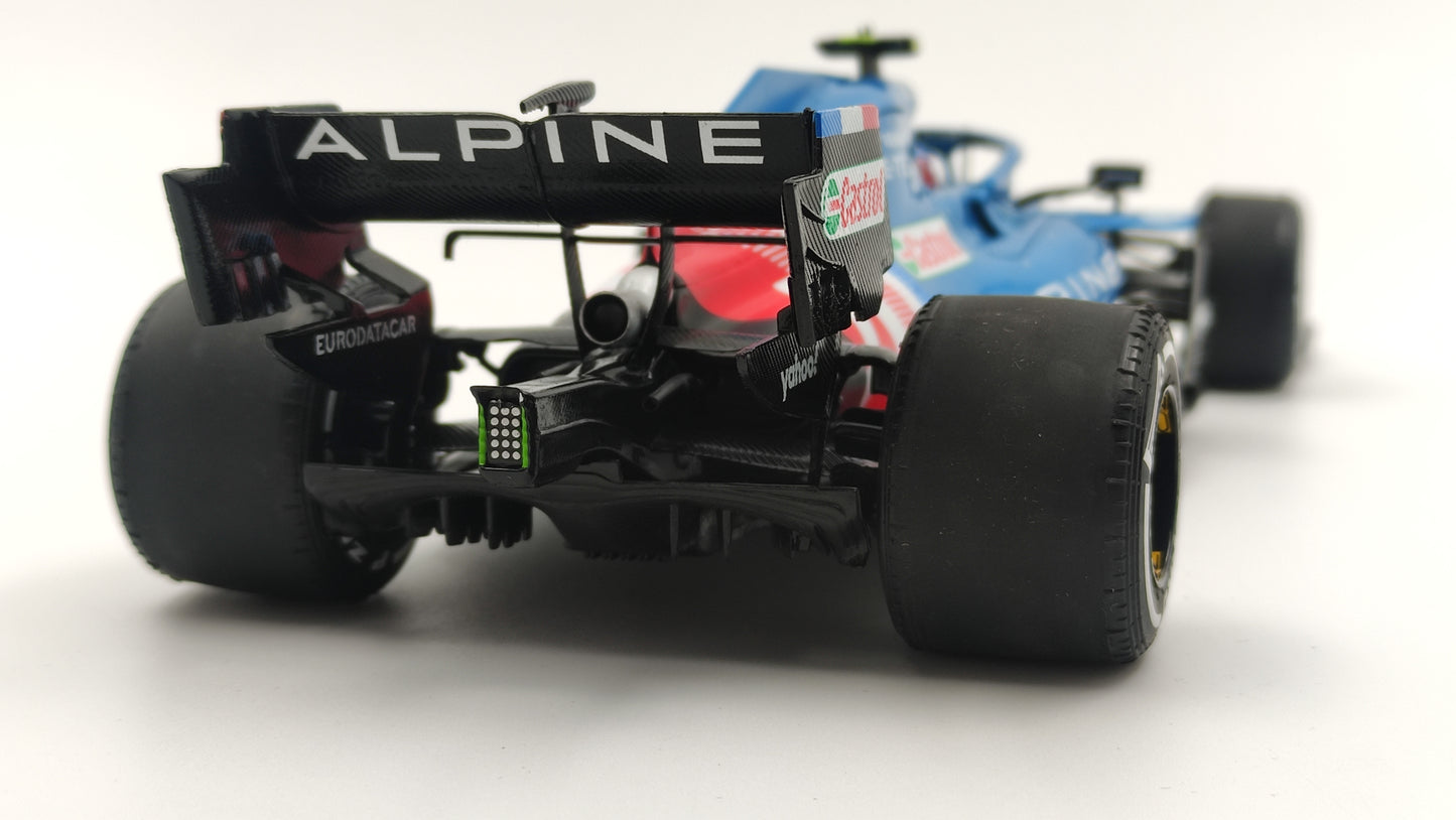 Solido Alpine F1 A521 Renault Esteban Ocon 2021 Hungarian GP Winner 1/18 S1808103