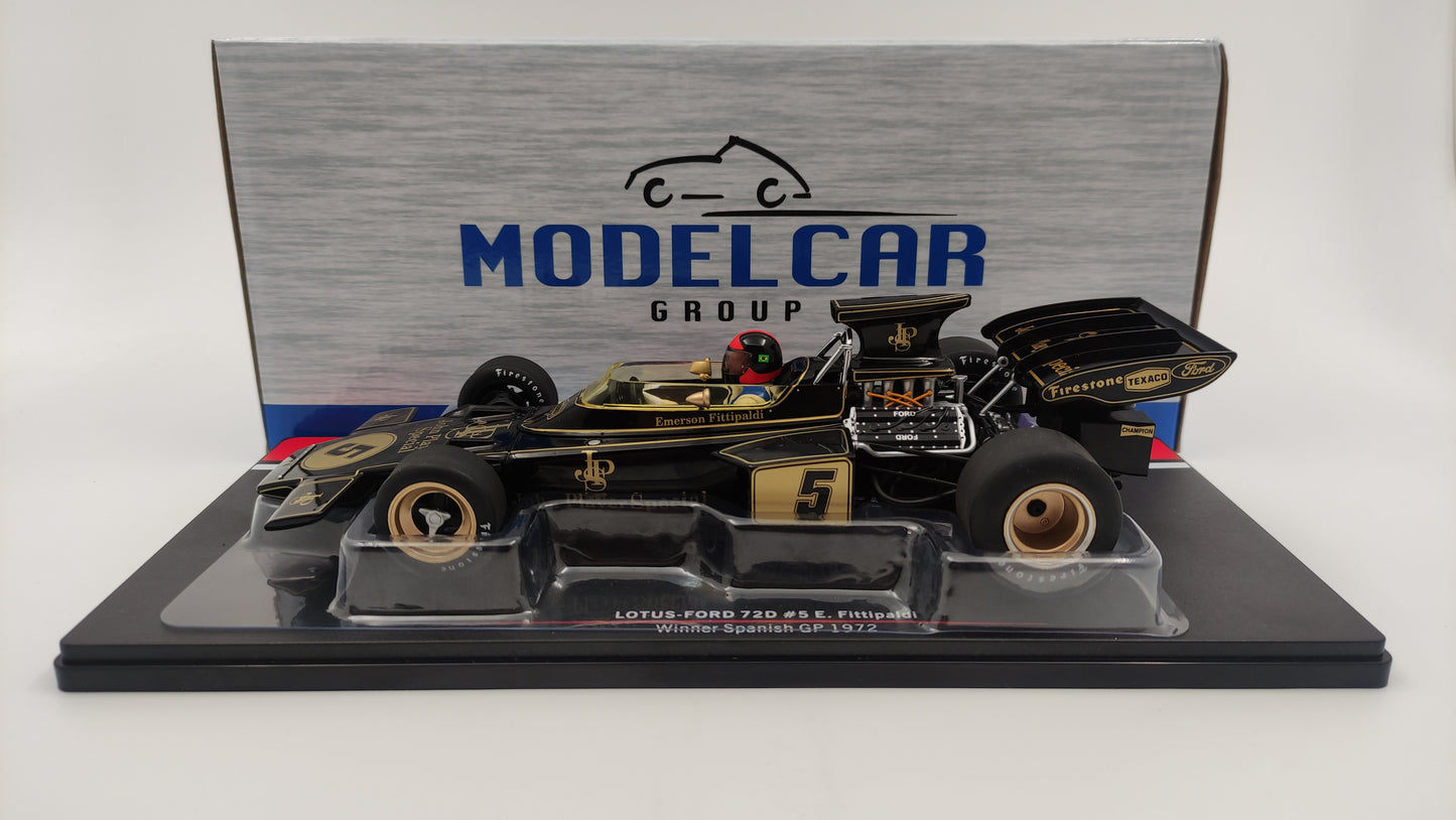 Model Car Group Lotus 72D Emerson Fittipaldi Spanish GP Winner 1972 MCG18610F