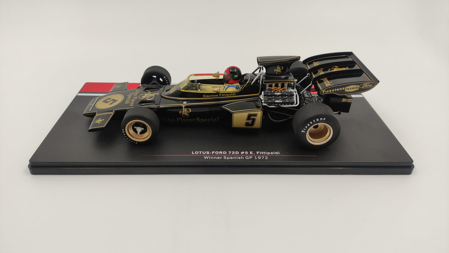 Model Car Group Lotus 72D Emerson Fittipaldi Spanish GP Winner 1972 MCG18610F