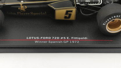 Model Car Group Lotus 72D Emerson Fittipaldi Spanish GP Winner 1972 MCG18610F
