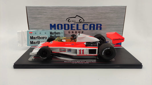 Model Car Group Mclaren M23 James Hunt French GP Winner 1976 MCG18612F