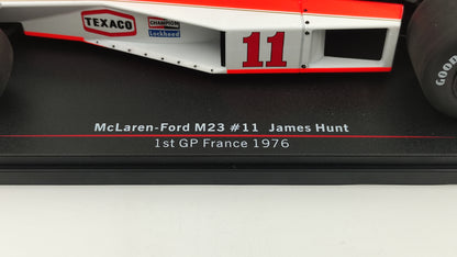 Model Car Group Mclaren M23 James Hunt French GP Winner 1976 MCG18612F
