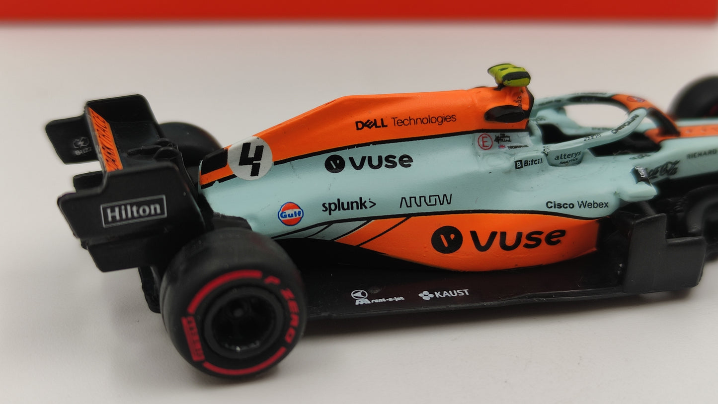 Tarmac Works Mclaren MCL35m Lando Norris 3rd place Monaco GP 2021 TC-T64G-F040LN1