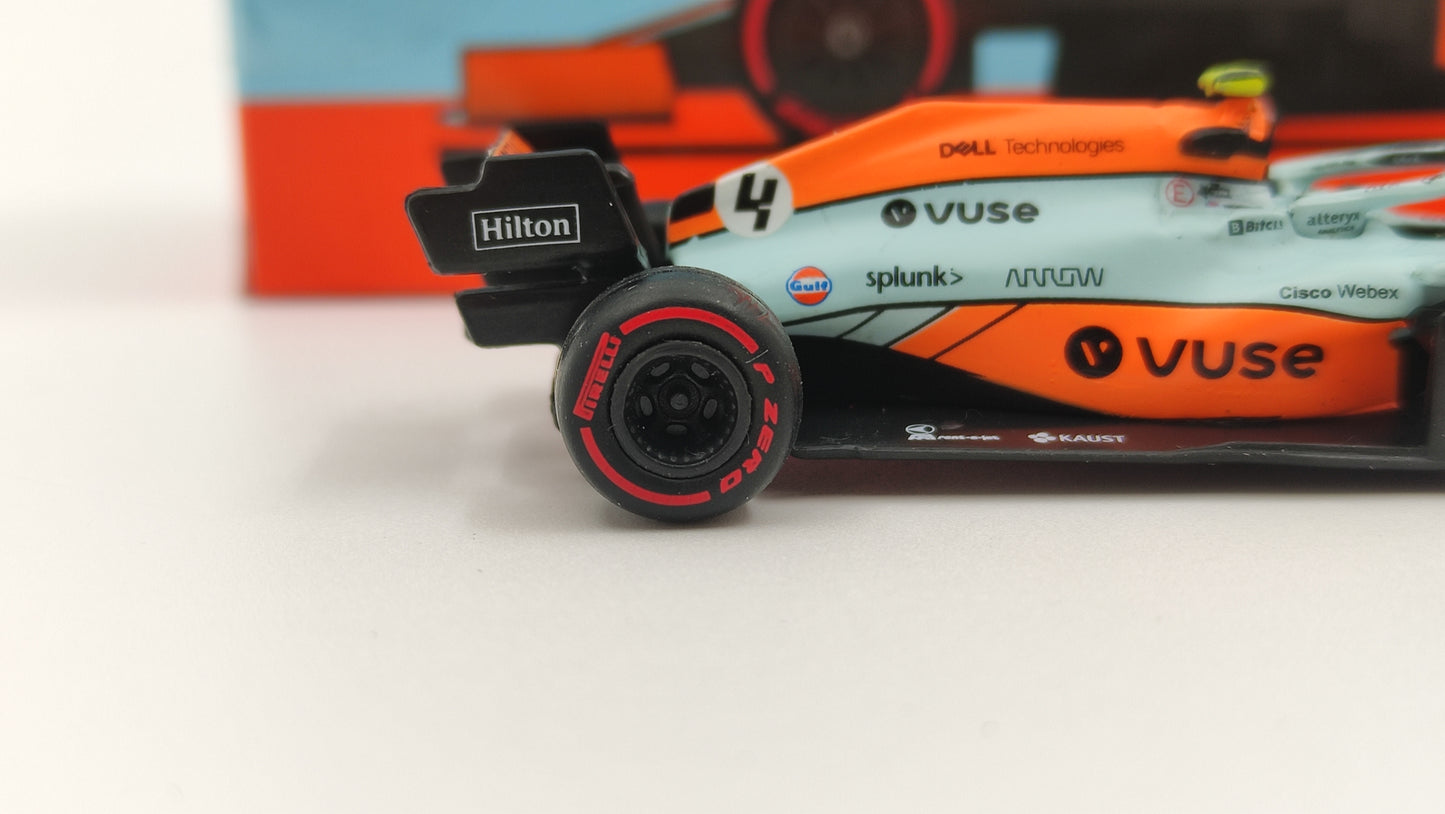 Tarmac Works Mclaren MCL35m Lando Norris 3rd place Monaco GP 2021 TC-T64G-F040LN1
