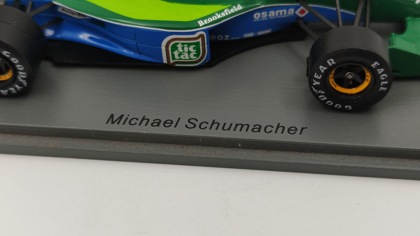 Spark Jordan Ford 191 Michael Schumacher Belgian GP 1991 1/43 S8079