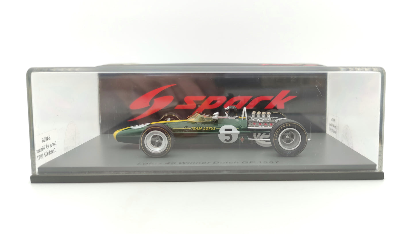 Spark Lotus 49 Jim Clark Winner Dutch GP 1967 1/43 S4826