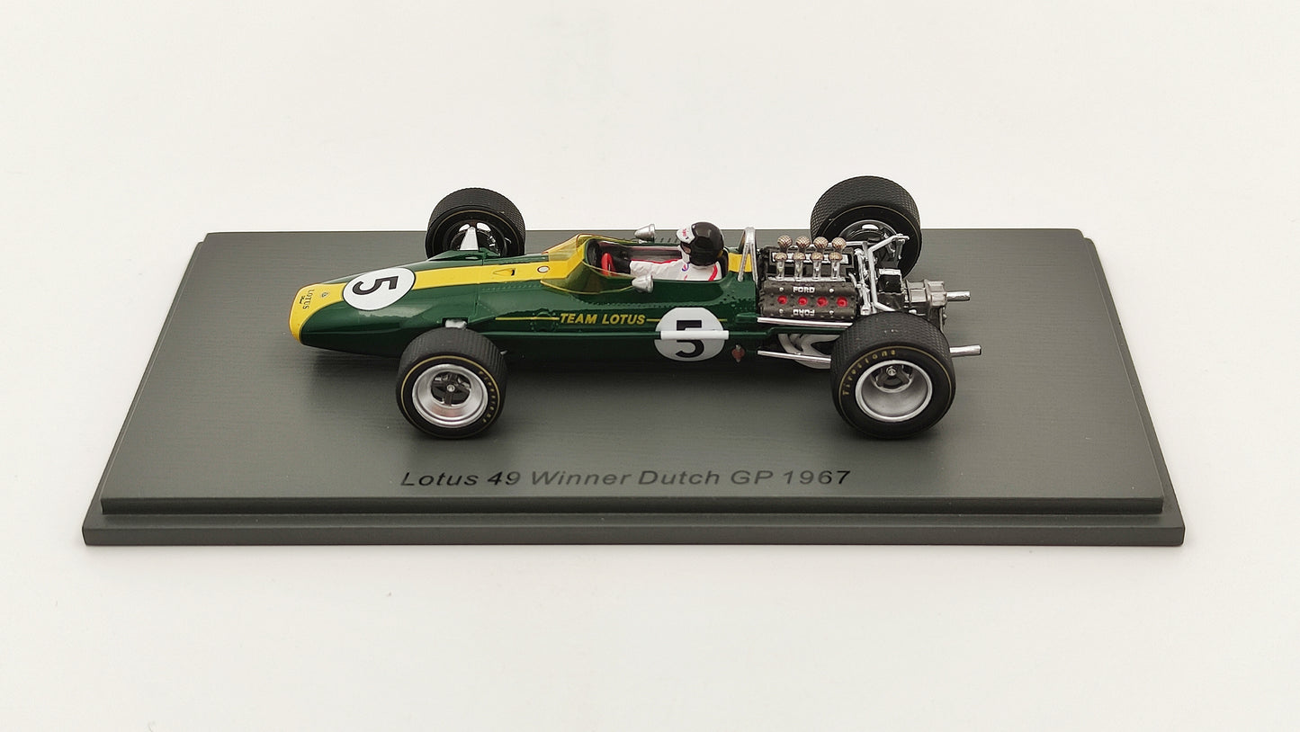 Spark Lotus 49 Jim Clark Winner Dutch GP 1967 1/43 S4826