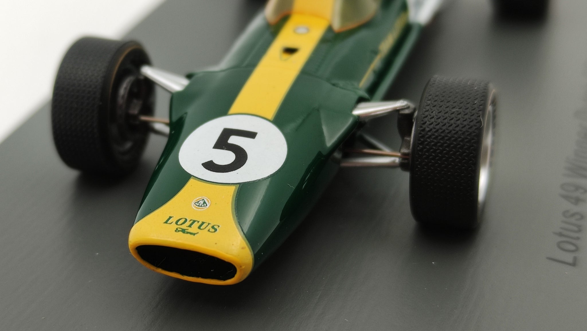 Quartzo 1:43 J. Clark Lotus 49 #4 Sud Afrique GP Gagnant Formule 1 1968 27801 modèle voiture