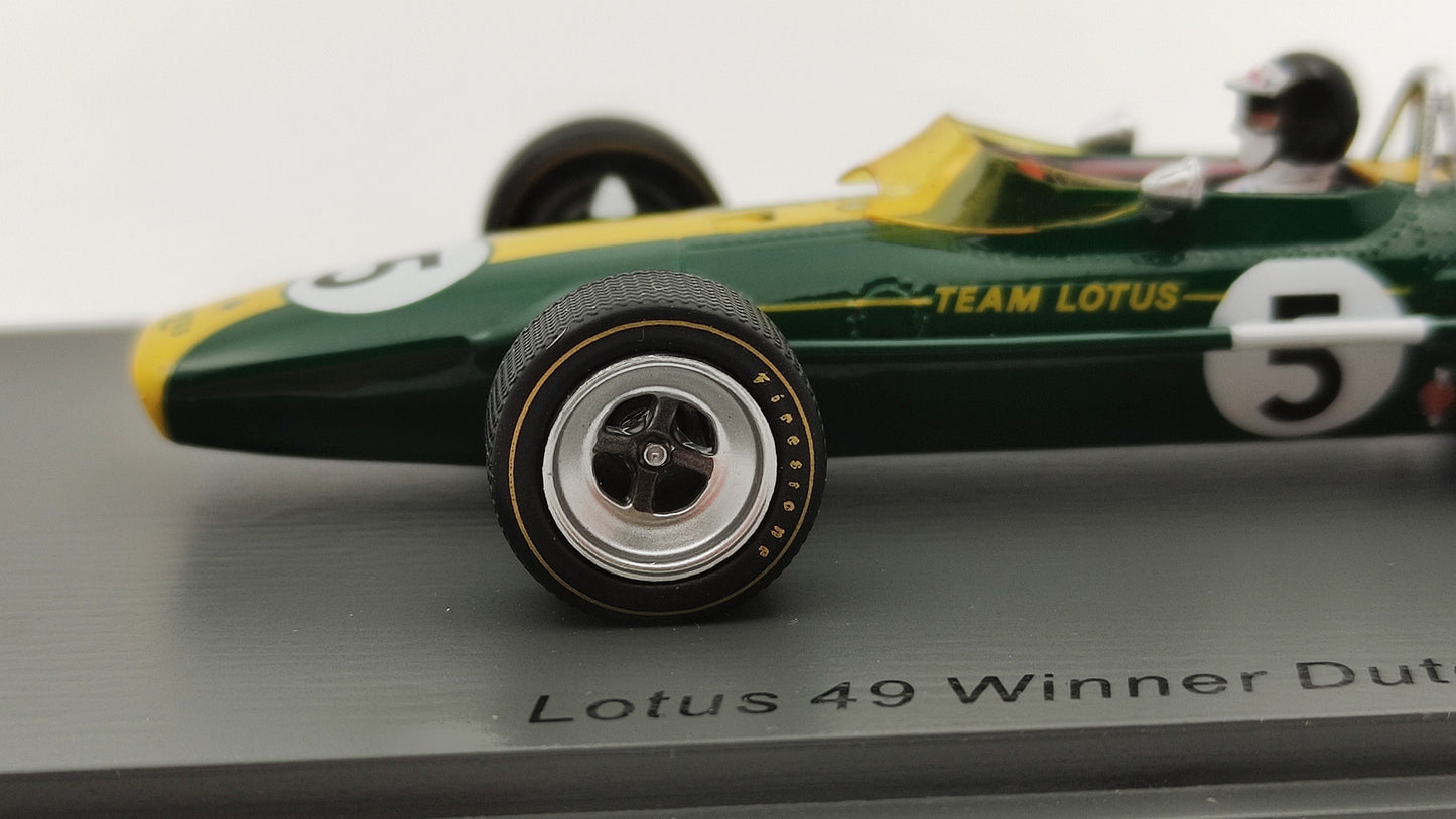 Spark Lotus 49 Jim Clark Winner Dutch GP 1967 1/43 S4826