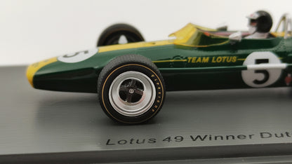 Spark Lotus 49 Jim Clark Winner Dutch GP 1967 1/43 S4826