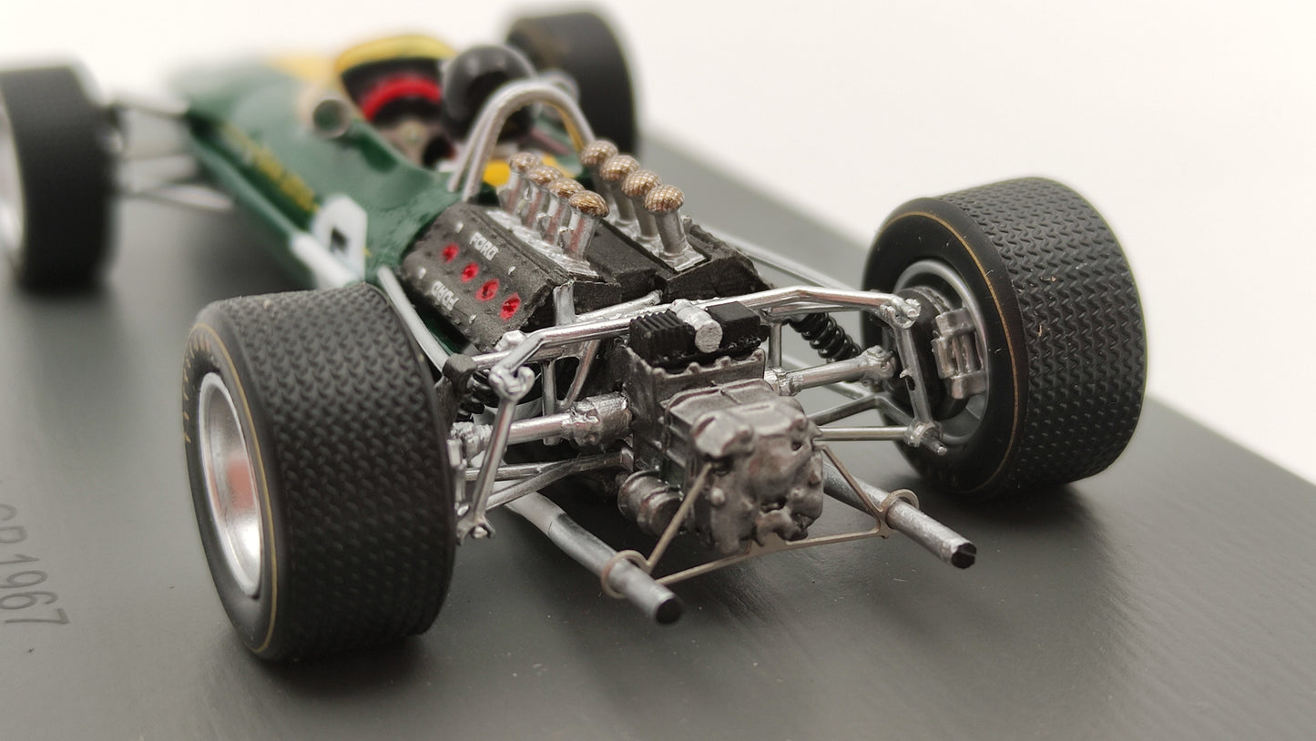 Spark Lotus 49 Jim Clark Winner Dutch GP 1967 1/43 S4826