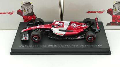 Sparky Alfa Romeo C42 Zhou Guanyu F1 2022 1/64 SY261