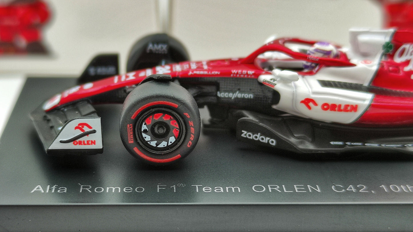 Sparky Alfa Romeo C42 Zhou Guanyu F1 2022 1/64 SY261