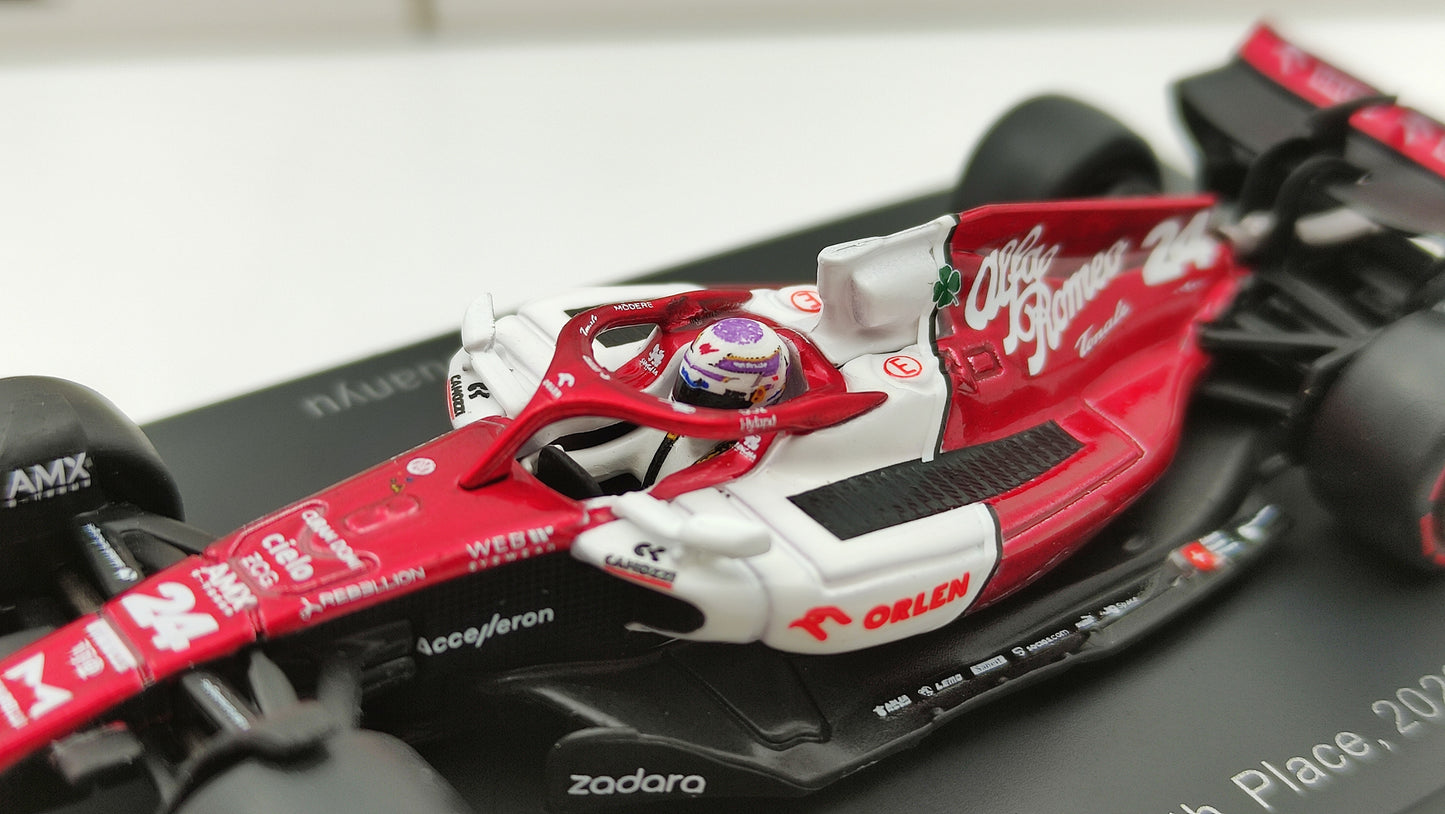 Sparky Alfa Romeo C42 Zhou Guanyu F1 2022 1/64 SY261
