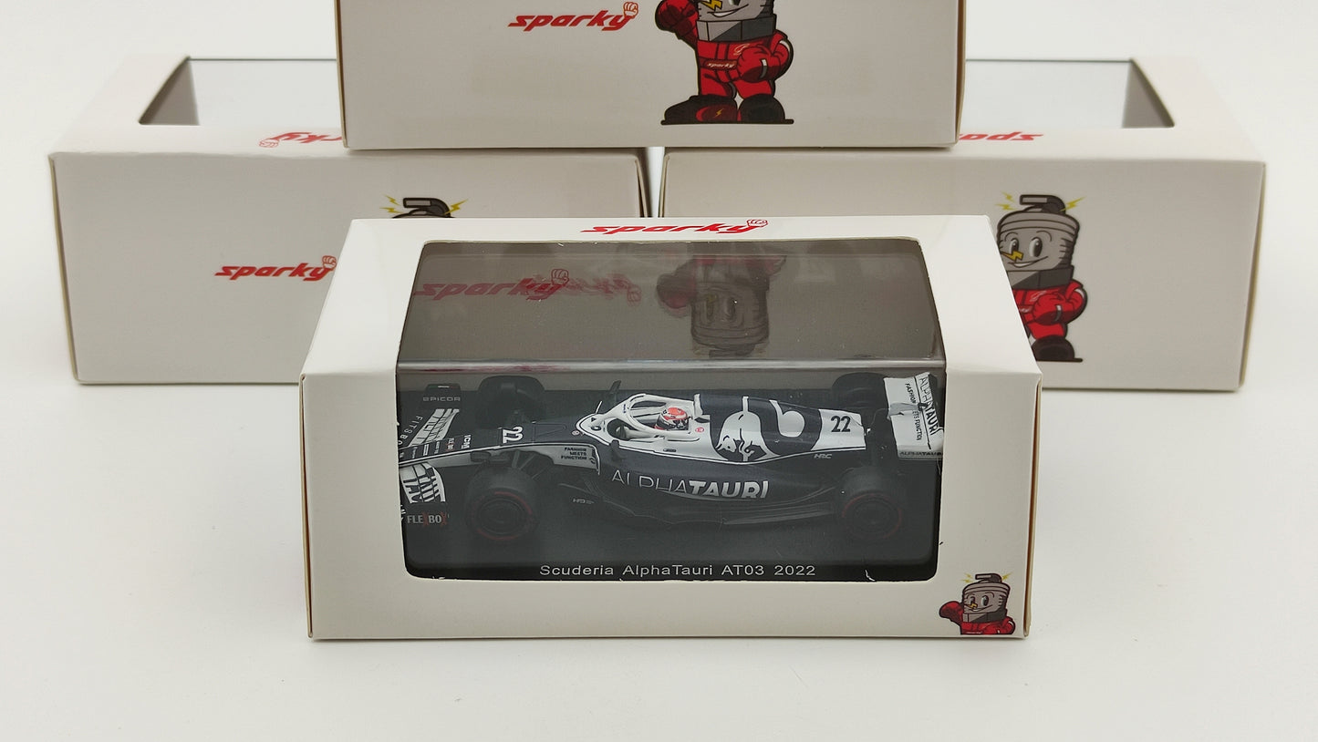 Sparky AlphaTauri AT03 Yuki Tsunoda F1 2022 1/64 SY253