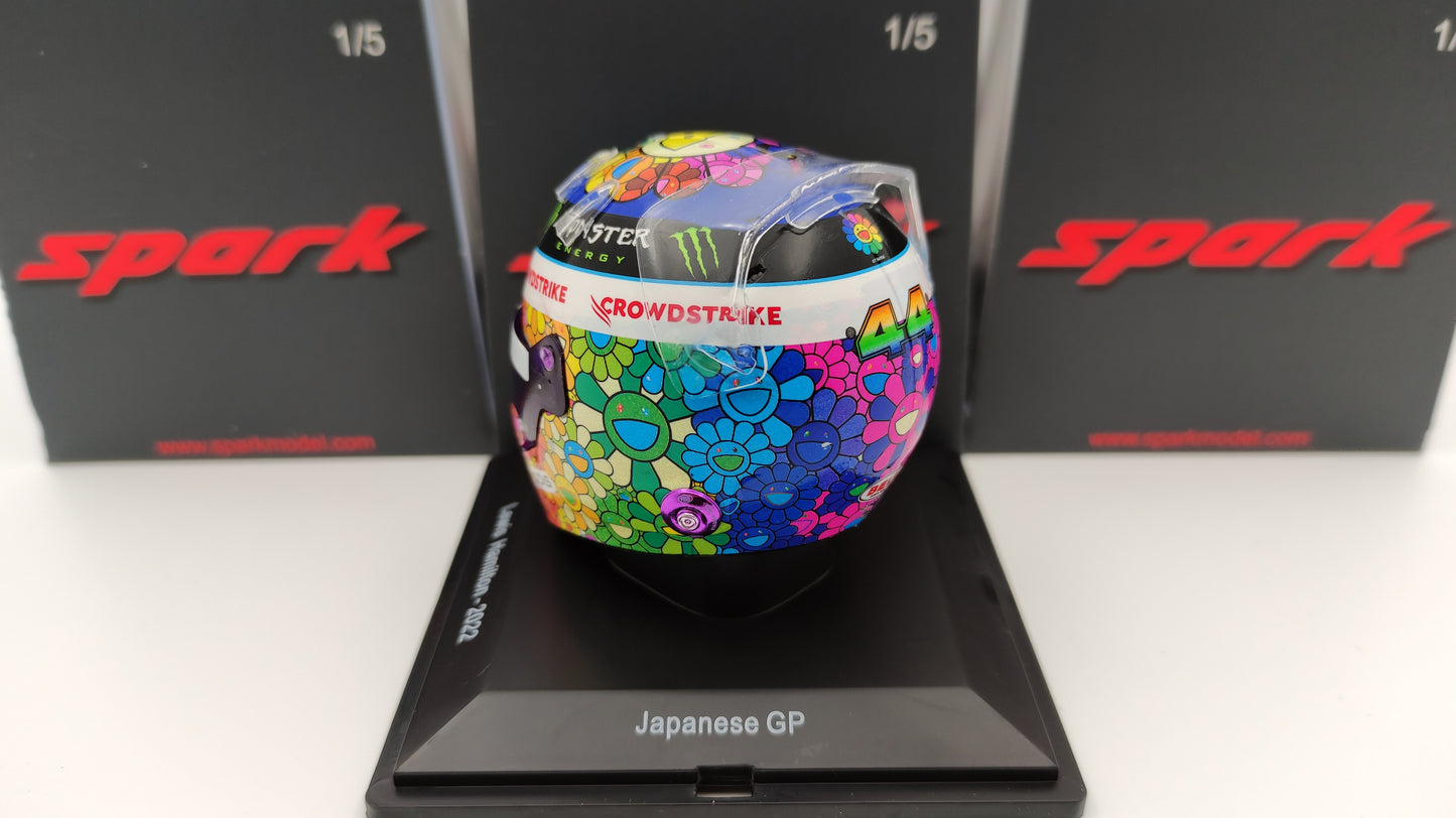 Spark Bell Helmet Lewis Hamilton AMG Mercedes F1 Japanese GP 2022 1/5 5HF083