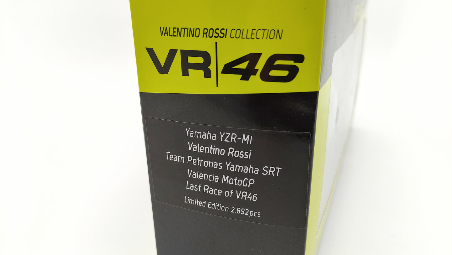 Minichamps Moto GP Yamaha YZR-M1 Last Ride Valentino Rossi 1/12 Valencia 2021 Limited Edition 2892 pcs.