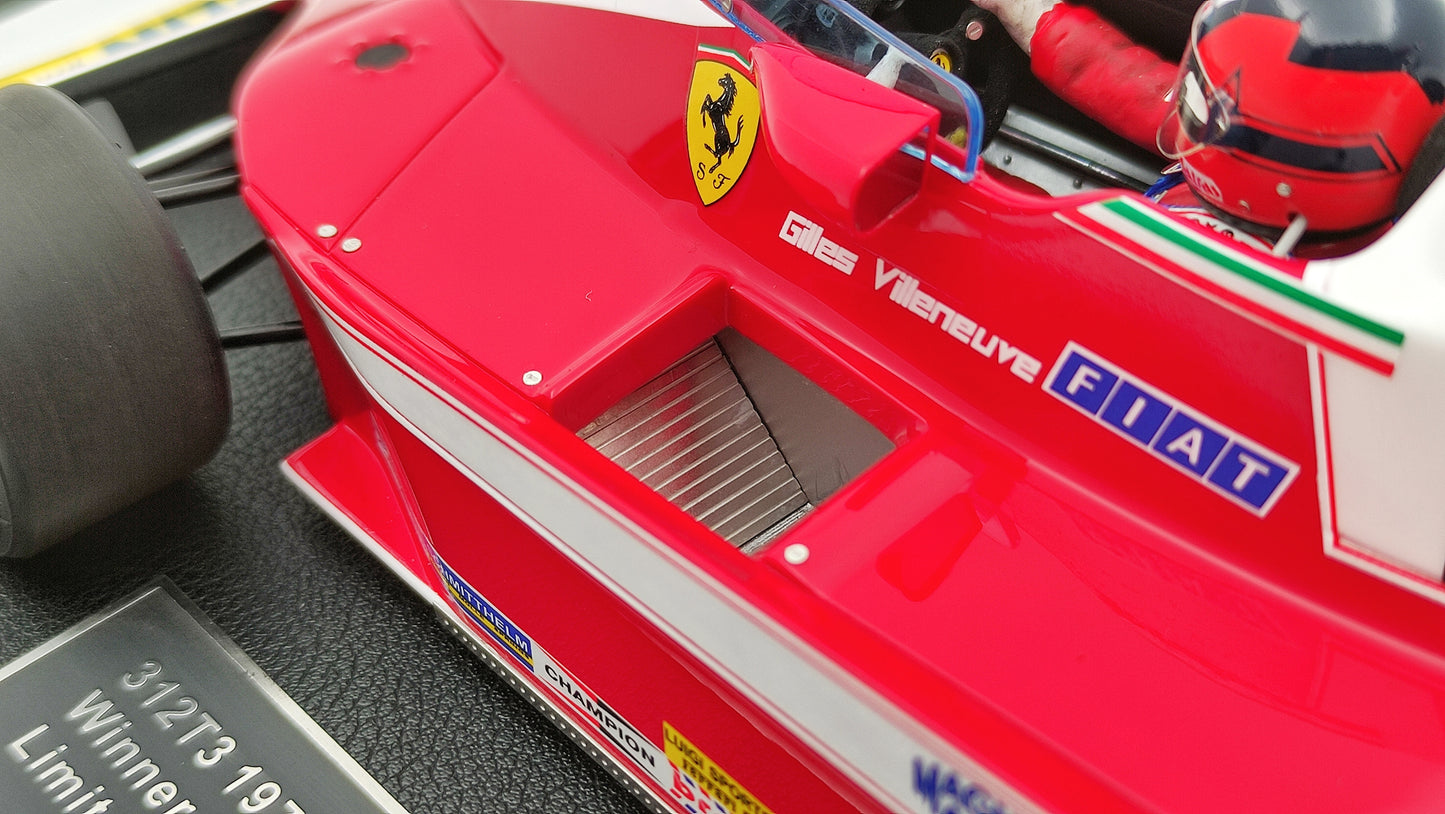 GP Replicas Ferrari 312T3 Gilles Villeneuve 1978 Canadian GP winner 1/18 GP002CN