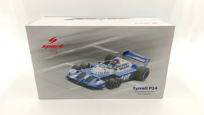 Spark Tyrrell P34 Patrick Depailler Canadian GP 1977 1/18 18S574