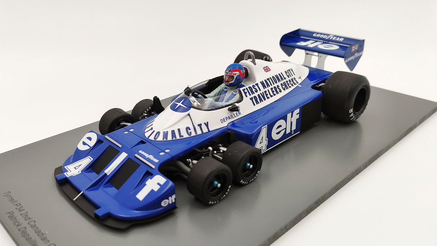 Spark Tyrrell P34 Patrick Depailler Canadian GP 1977 1/18 18S574