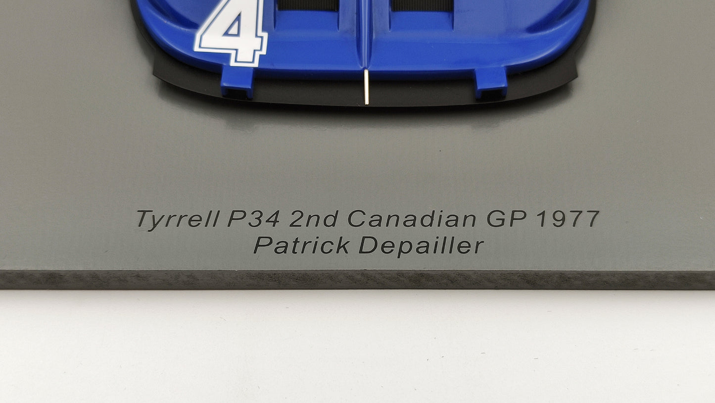 Spark Tyrrell P34 Patrick Depailler Canadian GP 1977 1/18 18S574