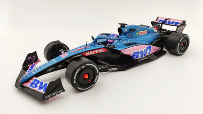 Solido Alpine F1 A522 Renault Fernando Alonso 2022 Monaco GP 1/18 S1808803