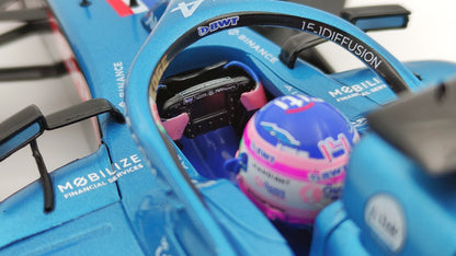Solido Alpine F1 A522 Renault Fernando Alonso 2022 Monaco GP 1/18 S1808803