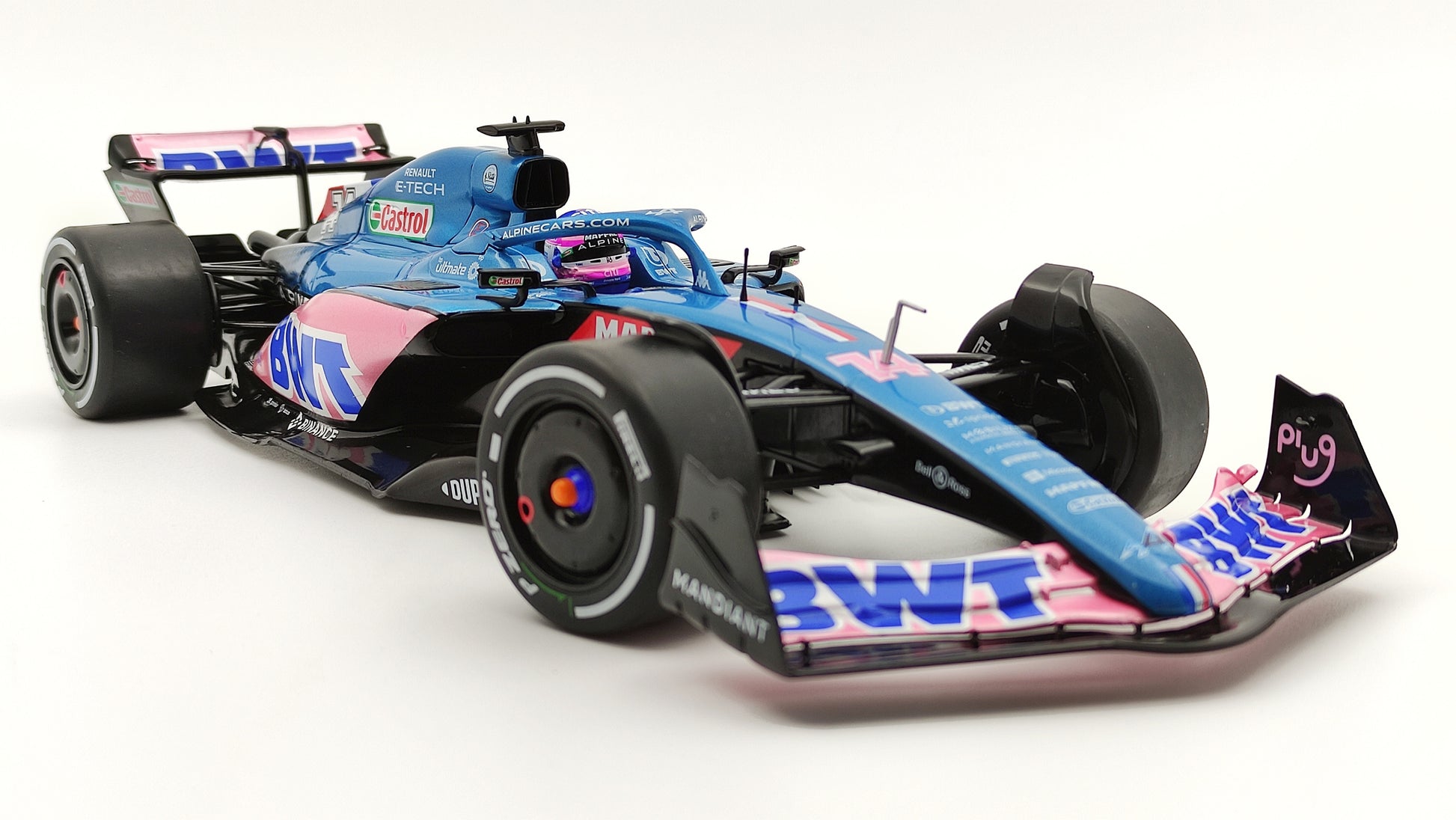 Solido Alpine F1 A522 Renault Fernando Alonso 2022 Monaco GP 1/18