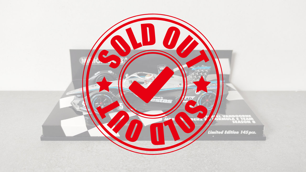 Minichamps Mercedes EQ Formula E Stoffel Vandoorne 1/43 Season 8