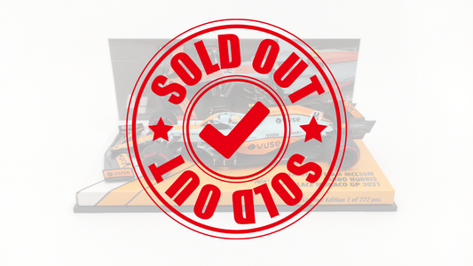 Minichamps Mclaren Mercedes MCL35M VUSE Lando Norris 3rd Monaco GP 2021 1/43 Limited Edition 777 pcs.