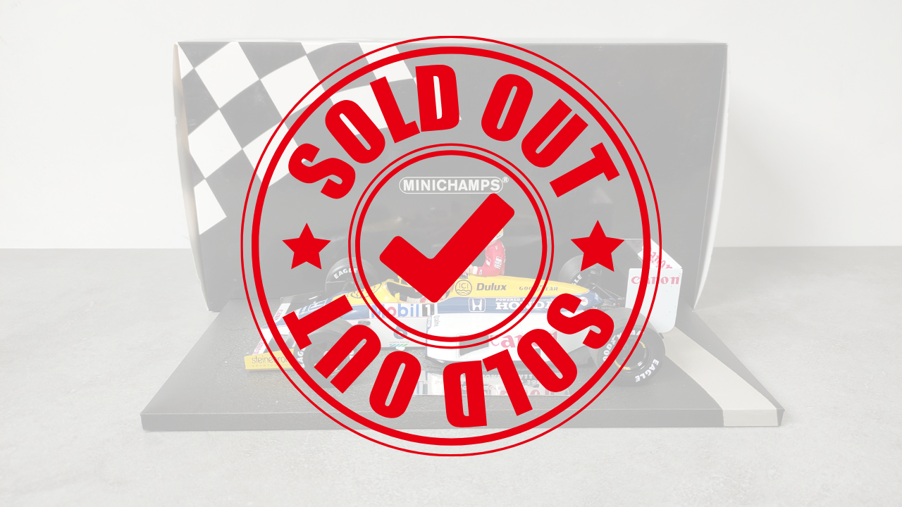 Minichamps Williams Honda FW11 Nelson Piquet Keke Rosberg Taxi German GP 1986 1/18 117860106