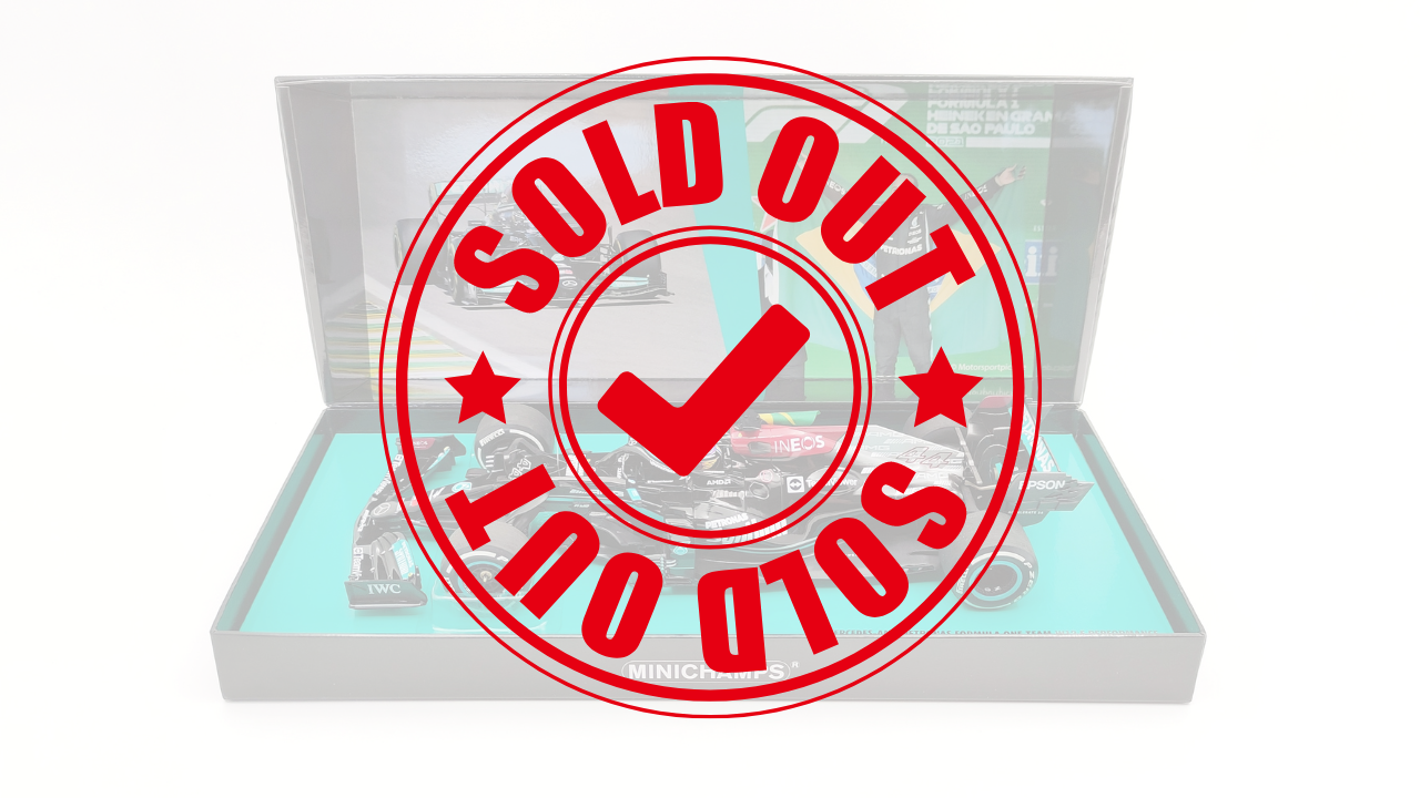 Minichamps AMG Mercedes W12 Lewis Hamilton 2021 Brazilian GP winner 1/18 113212044