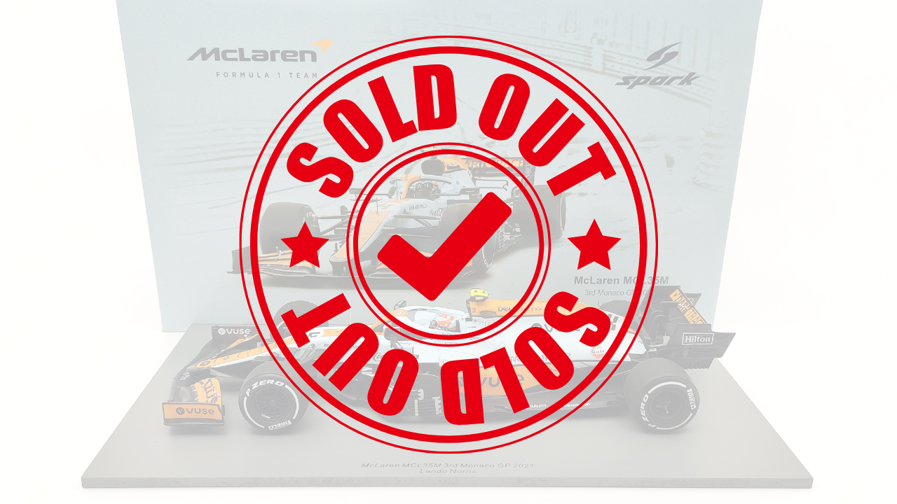 Spark Mclaren MCL35M VUSE Lando Norris Monaco GP 2021 1/18 18S597